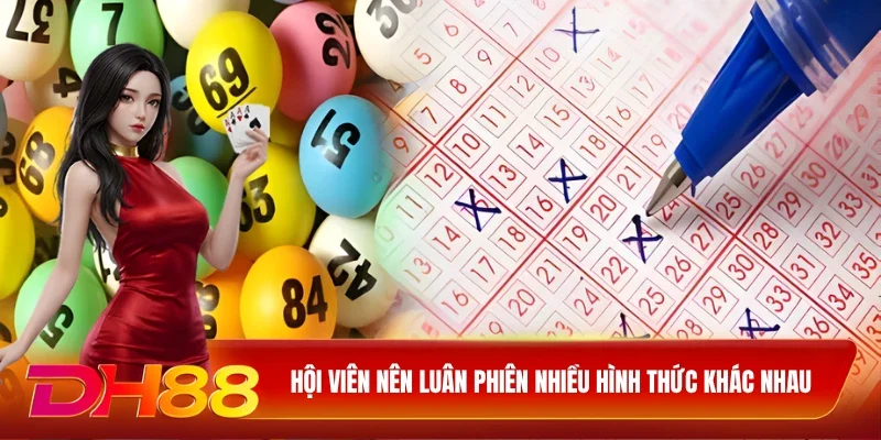 Hội viên nên luân phiên nhiều hình thức khác nhau