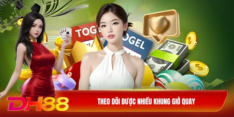 Theo dõi được nhiều khung giờ quay
